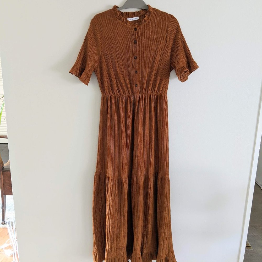 Rust colored Ces Femme maxi dress, Size L
